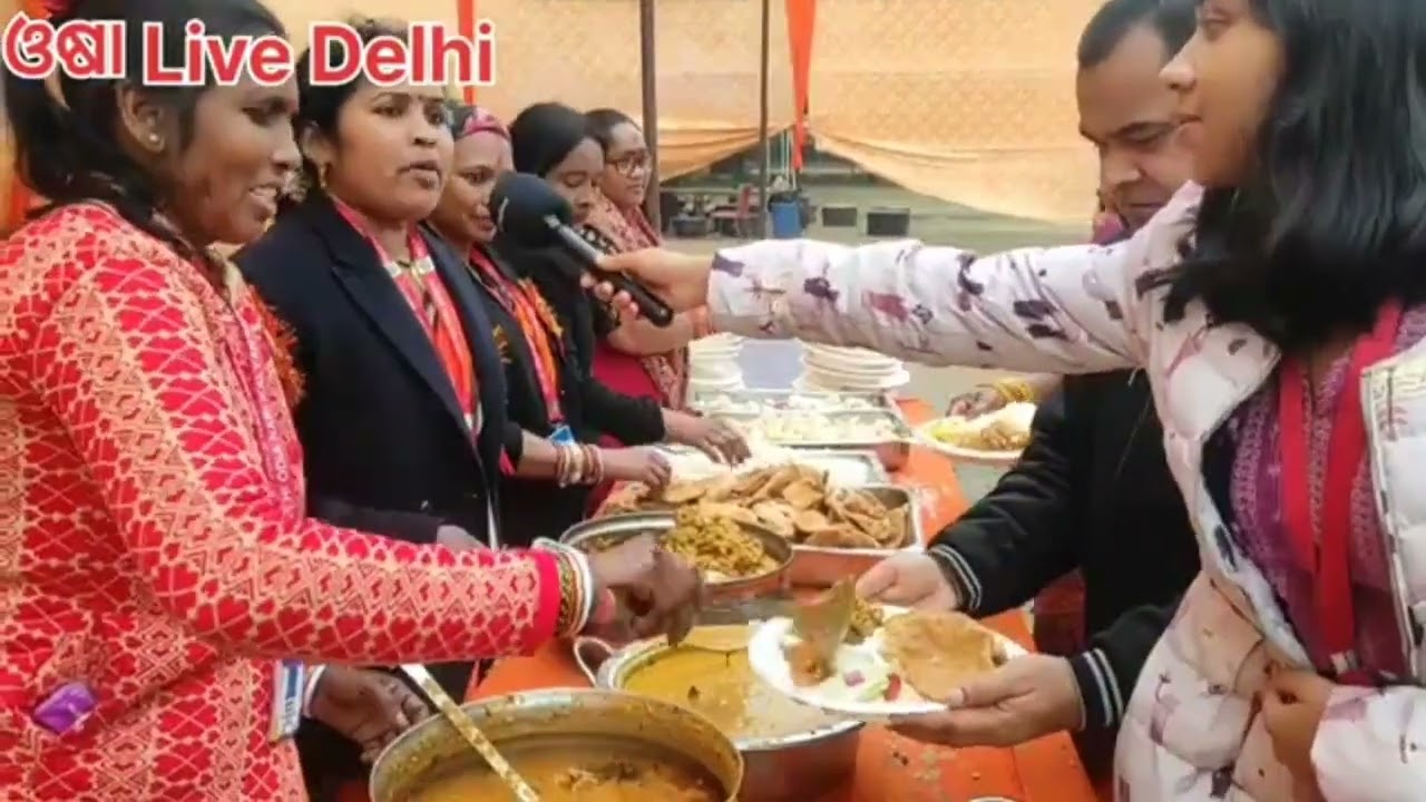 Milan Paribar organize Nuakhai Parab in Pandara  park New Delhi \\ osa live delhi