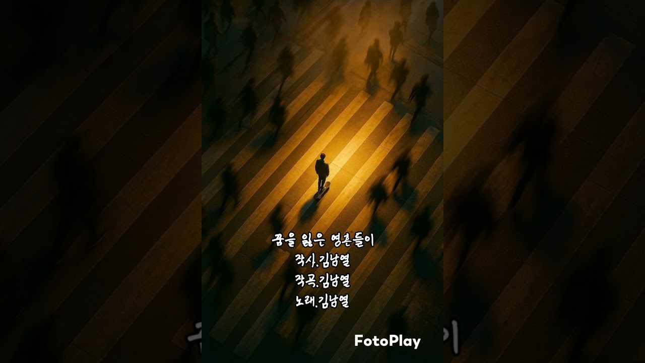 🍀꿈을 잃은 영혼들이🍀작사.김남열 작곡.🍀김남열 노래.김남열🍀하루종일 듣기 좋은노래🍀일하면서 듣기 좋은 노래🍀하루의 휴식 위한 노래🍀삶이 고되고 힘들 때🍀