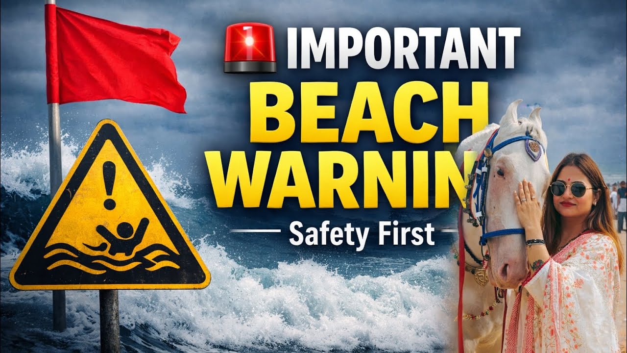 Ek Zaroori Beach Warning 🚨 | Jagannath Mandir Darshan 🙏