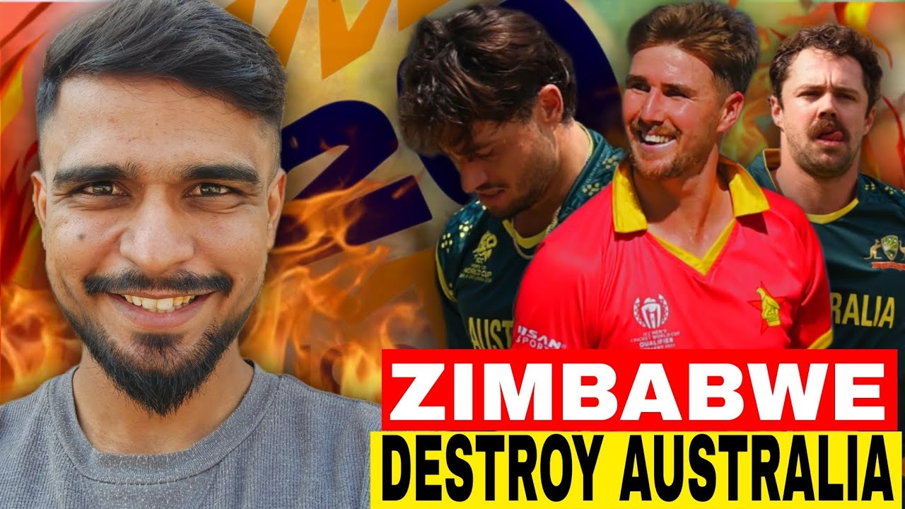 Zimbabwe beats Australia for the second time in a world cup tournament, Zimbabwe won by 23 runs