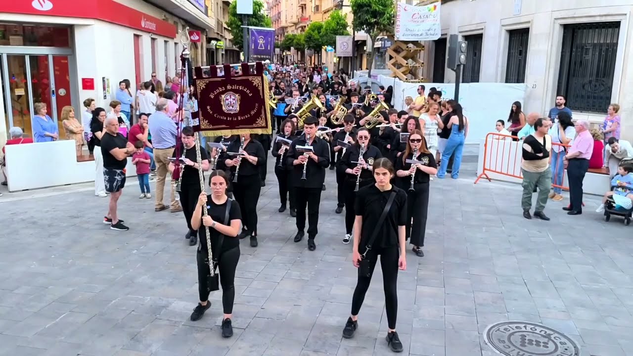 Banda Cabecera Buena Muerte - Redención (Procesión María Auxiliadora). Linares 2025.