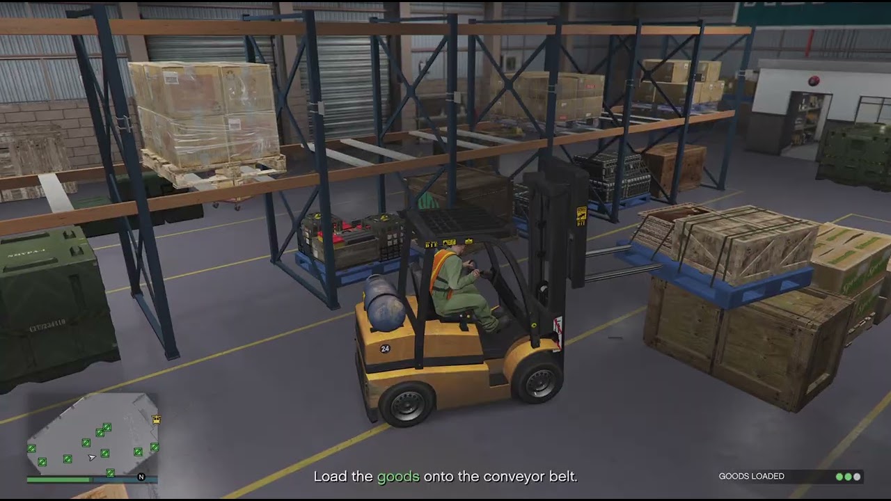 Becoming Forklift CERTIFIDE in GtaV Online