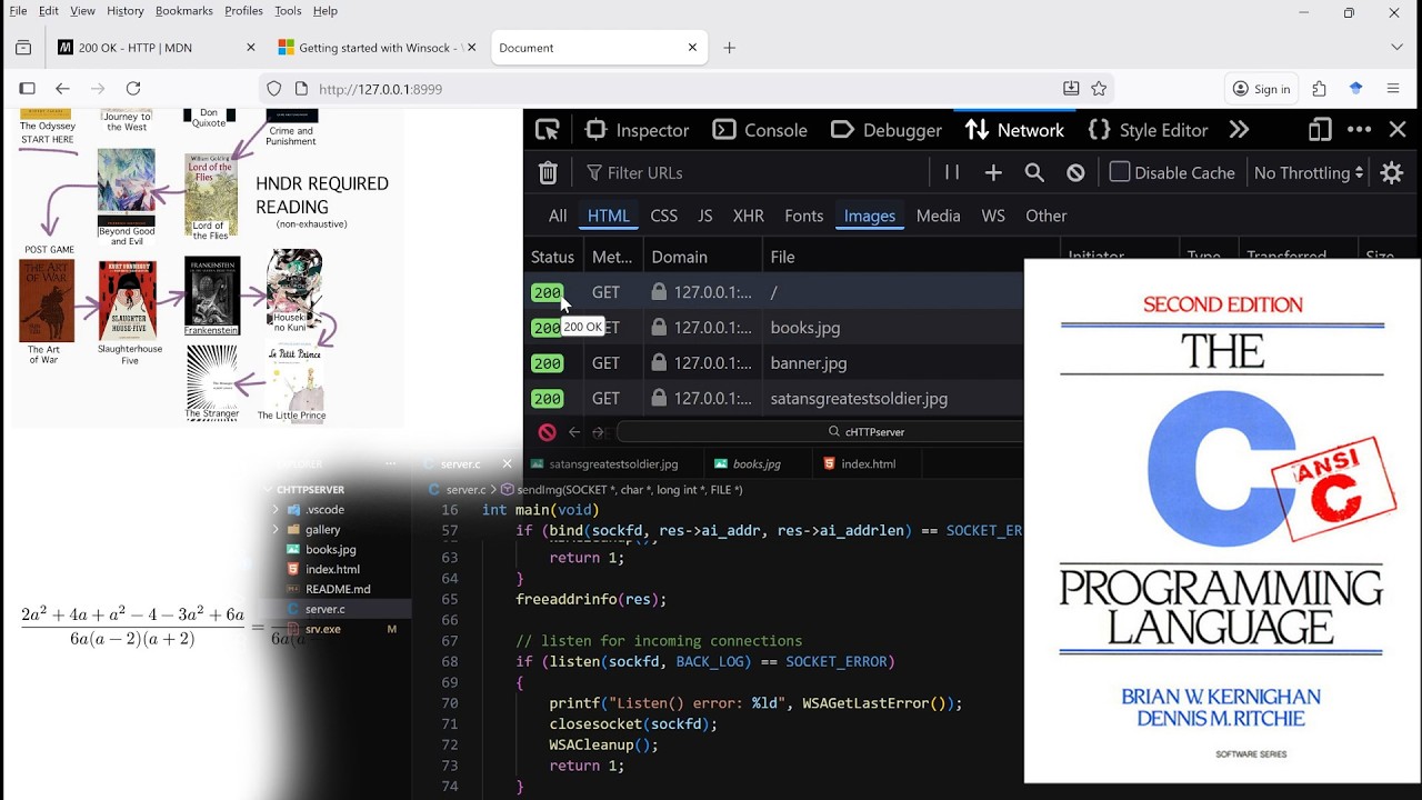 Creating a Web Gallery Server from Scratch in C