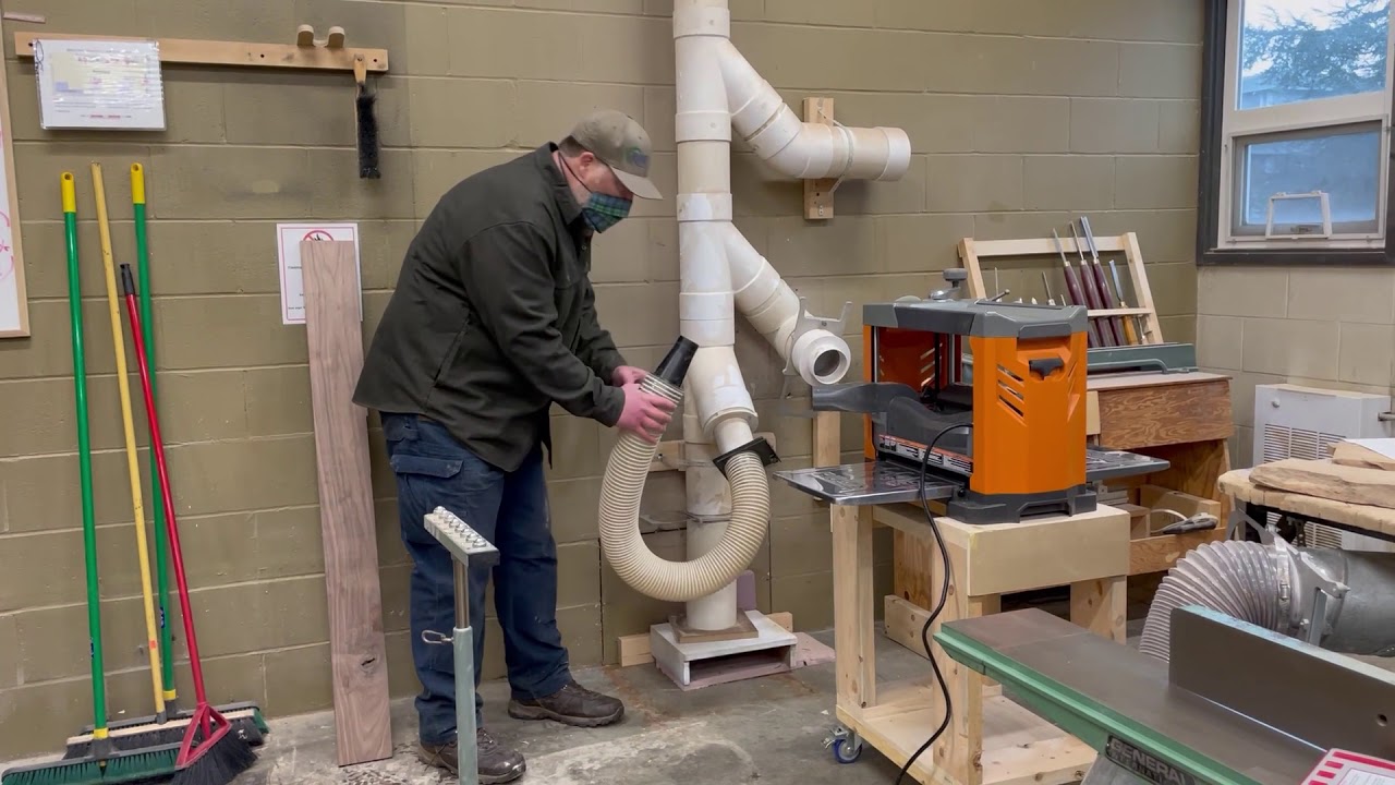 Using the Rigid R4331 planer