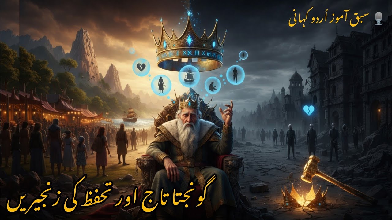 Goonjta Taaj✨ Moralistic Urdu Story with Voiceover | گونجتا تاج اور تحفظ کی زنجیریں