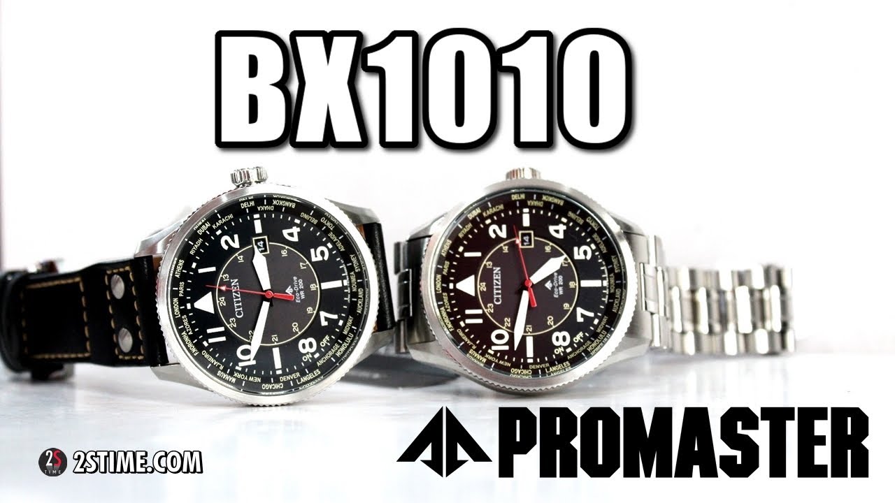 CITIZEN Promaster NIGHTHAWK BX1010 Perpetual World Time Watch