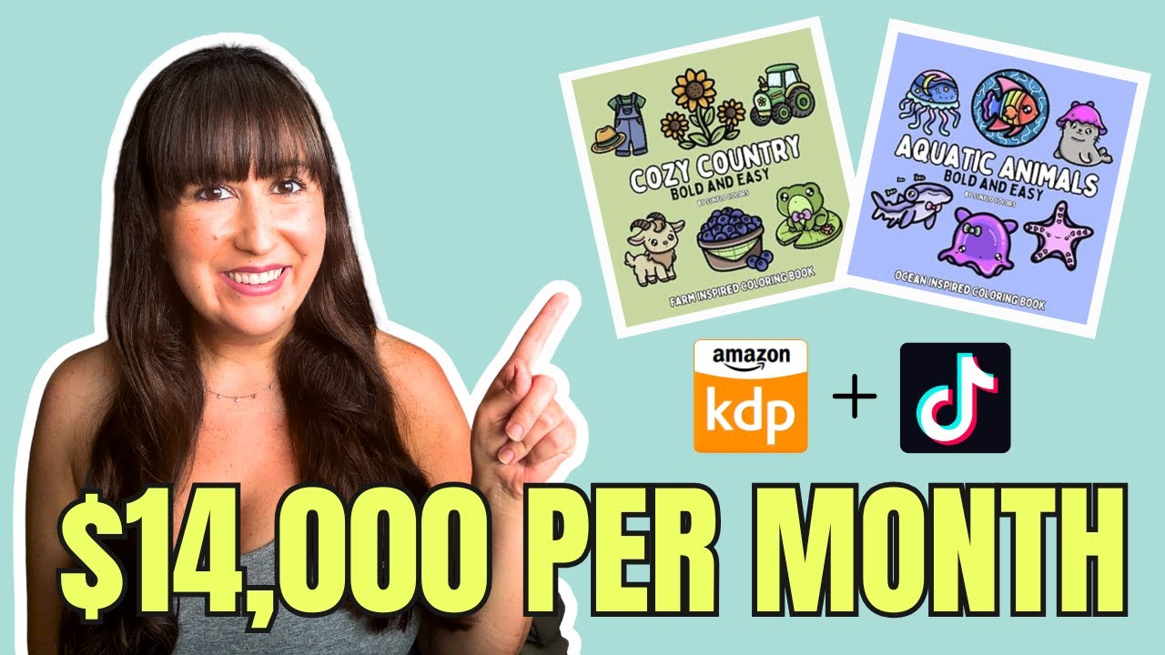 Более 14 000 долларов в месяц на Amazon KDP без рекламы — только TikTok!