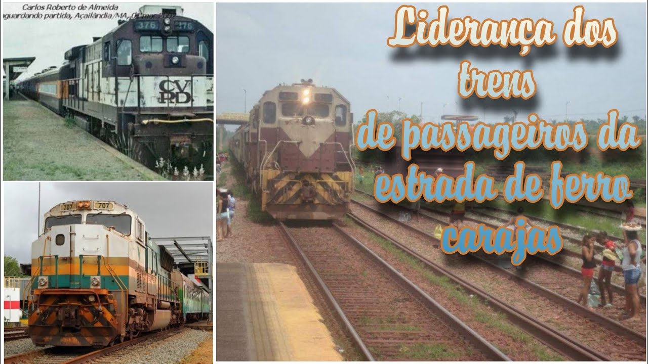 evolução  do trem de passageiros da  estrada de ferro carajas