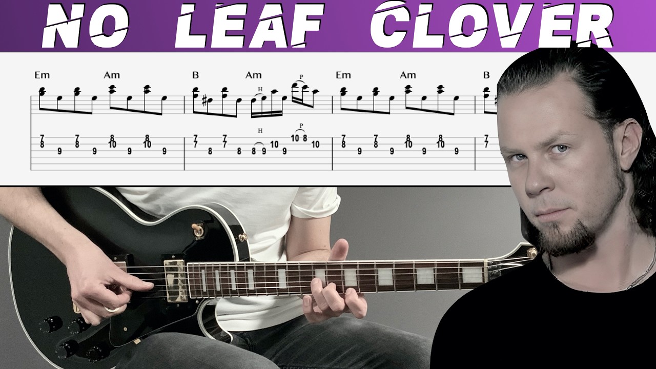 METALLICA - NO LEAF CLOVER - REMAKE (Guitar cover with TAB | Lesson)