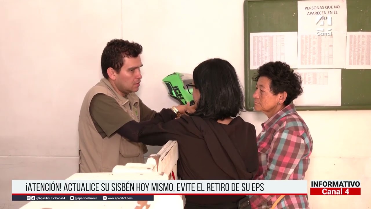 Actualice su Sisbén y evite el retiro de su EPS