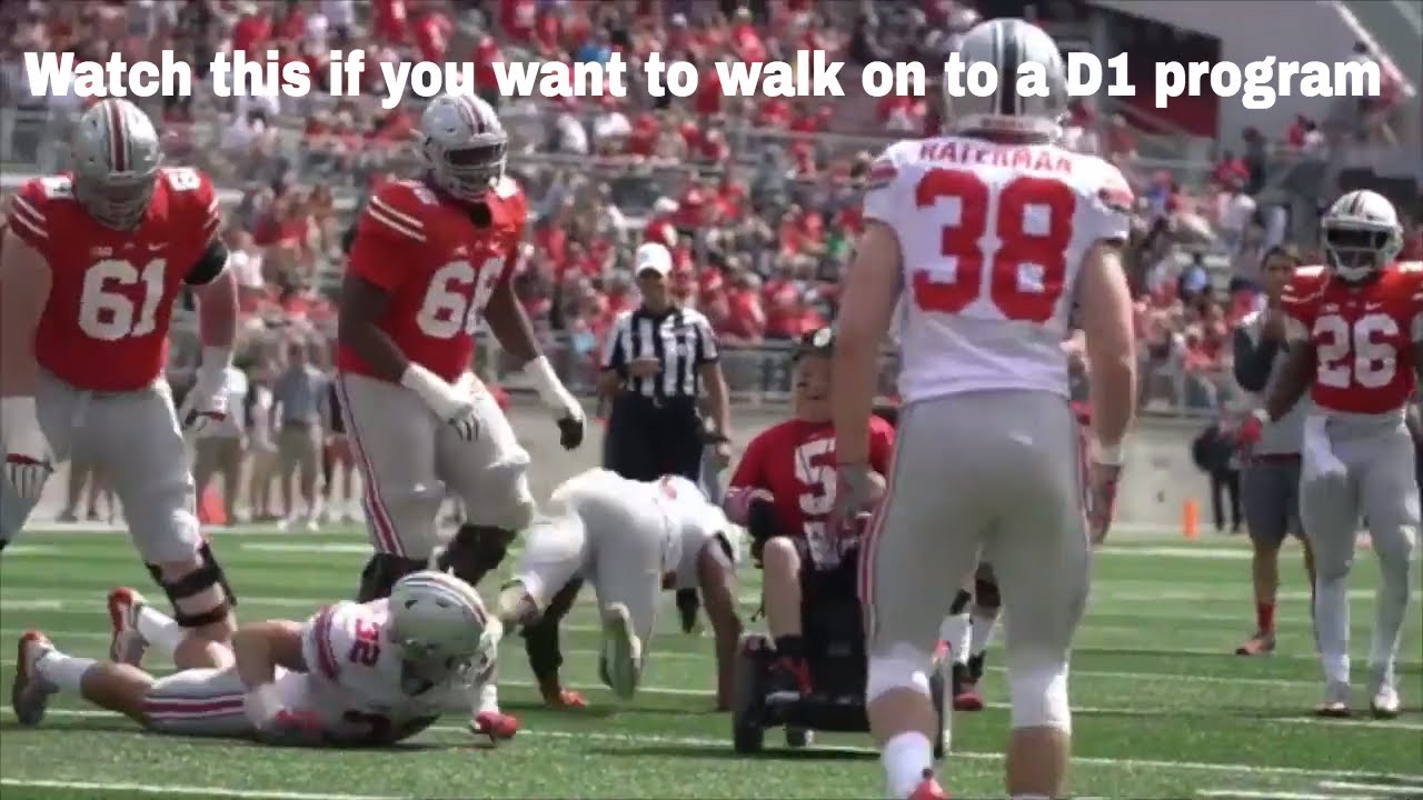 How to Walk-On to a Division 1 Football Program