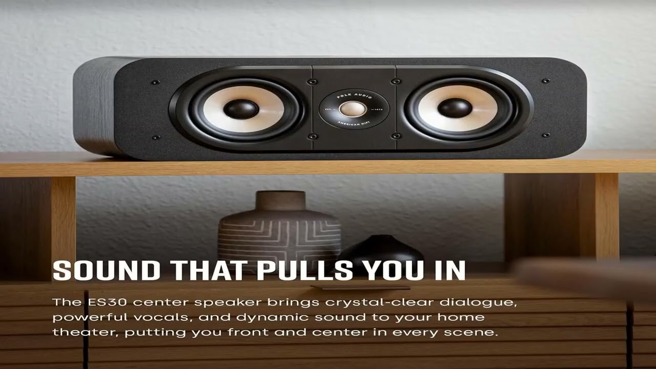 Polk Signature Elite ES30 Center Channel Speaker Review