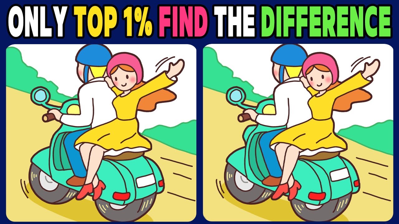 【Spot the difference】Only top 1% find the differences. Challenge!【Find the difference】95