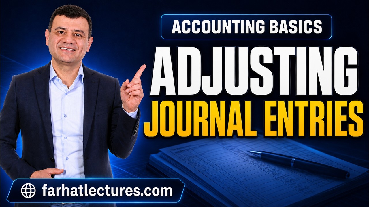 Adjusting Journal Entries.  Explained.