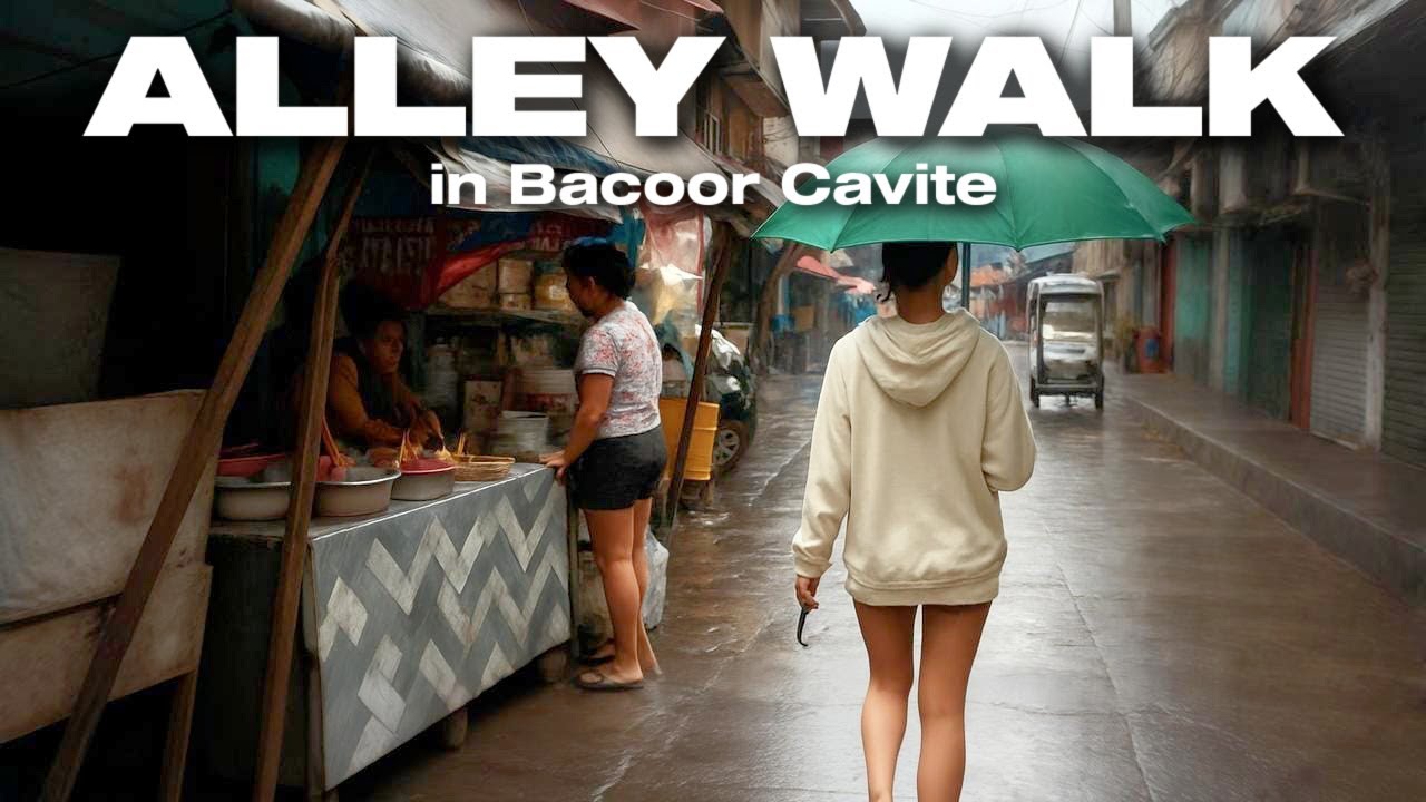 Lonely Alleys in Bacoor Cavite Philippines [4K HDR]