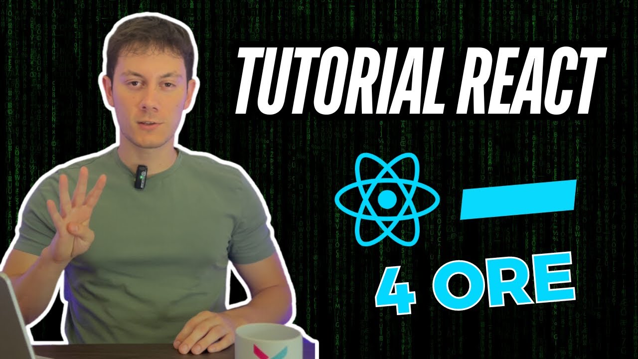 Tutorial completo React con Typescript | Impara in 4 ore a sviluppare web app