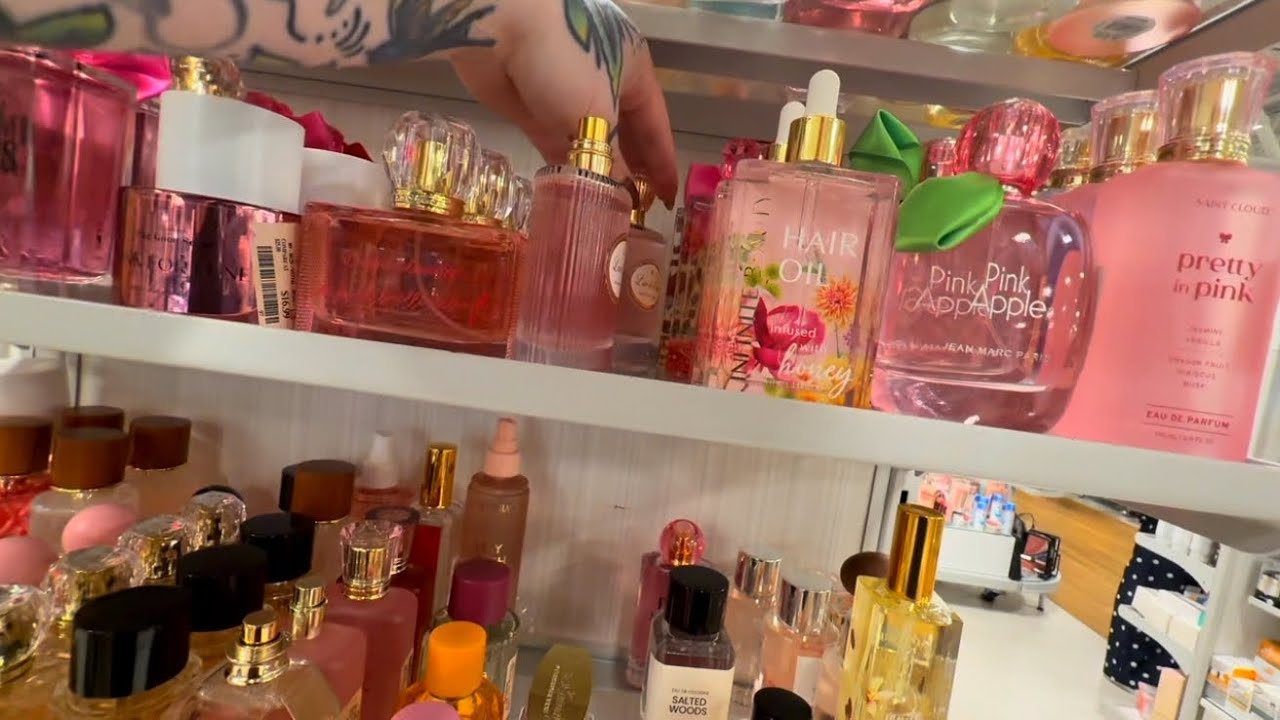 Public ASMR 🌹🪞 Perfume Organizing at TJ Maxx (no talking)