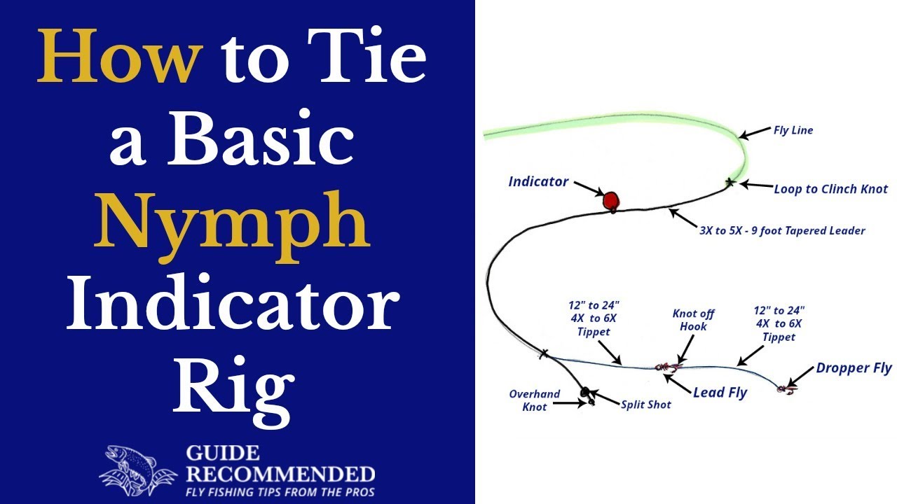 Tie a basic nymph indicator rig