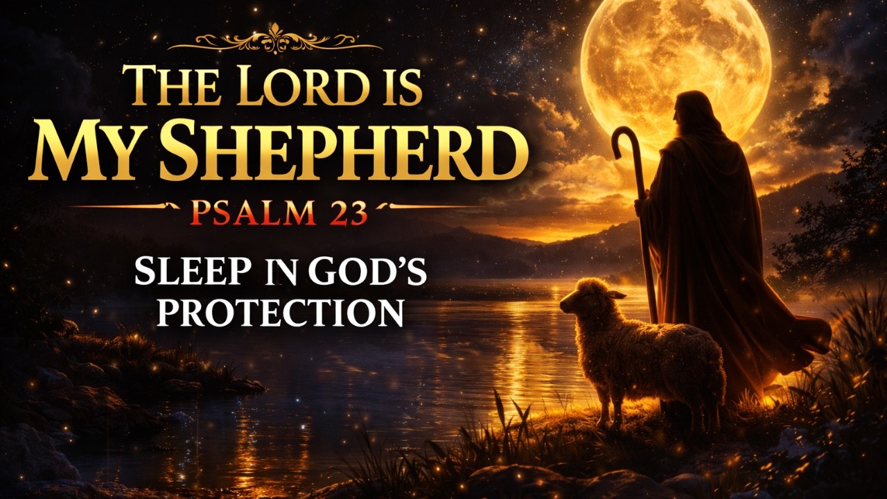 🌙 Psalm 23 Night Prayer | The Lord Is My Shepherd While You Sleep