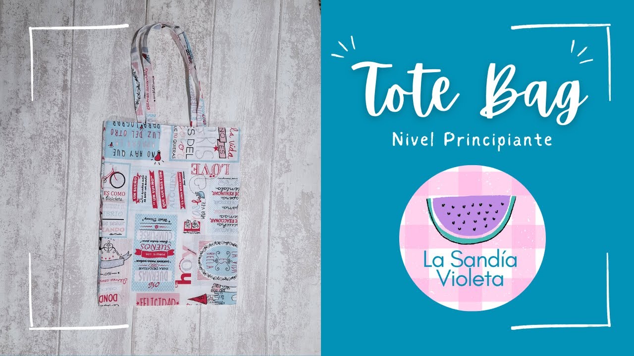 DIY Tote Bag para PRINCIPIANTES