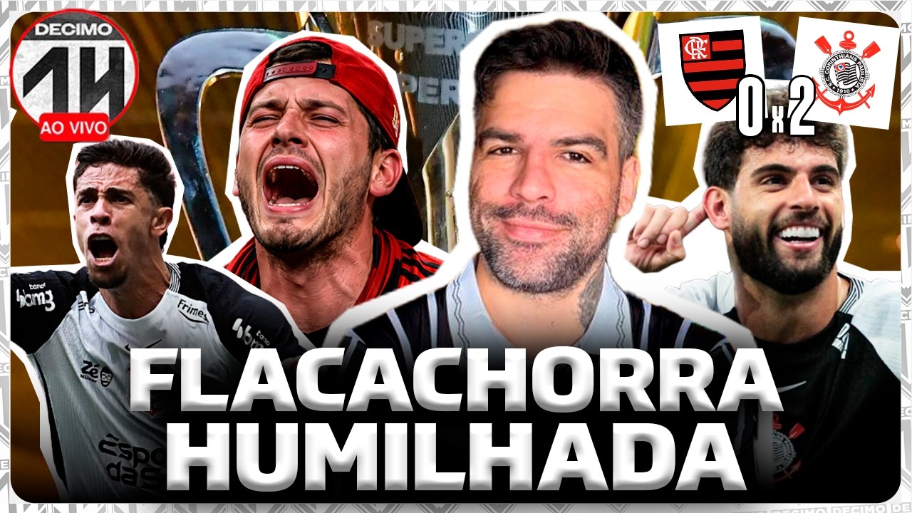 CAMPEÕES! FLACADELA HUMILHADO EM CAMPO E NA ARQUIBANCADA KKKKK - CORINTHIANS 2X0 flamengo