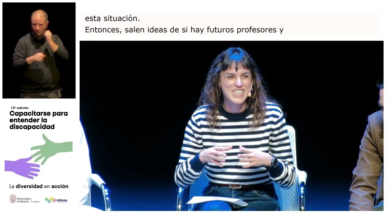 XIII Edición Capacitarse para entender la Discapacidad: segunda ponencia