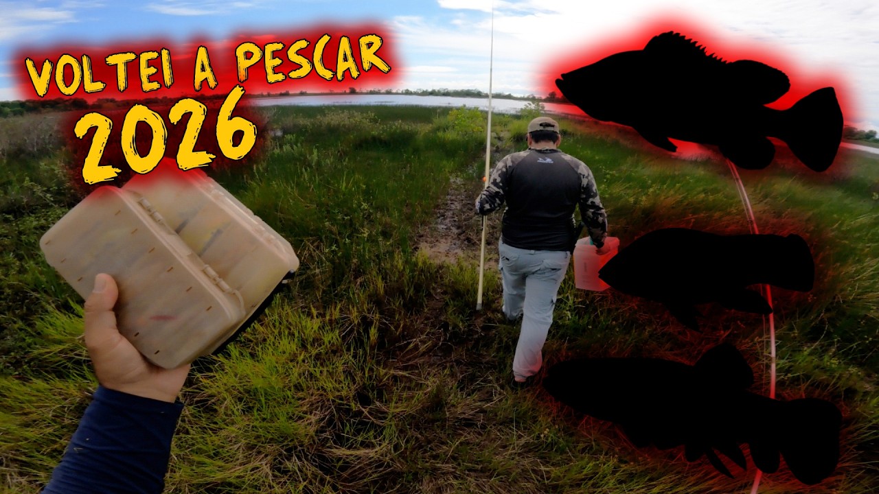 MAIS DE UM ANO DEPOIS VOLTEI A PESCAR!