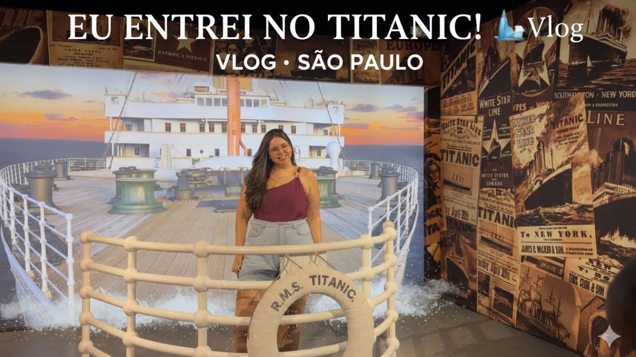 Um dia cheio: Titanic, mercado e look do Congresso 😎🎥”