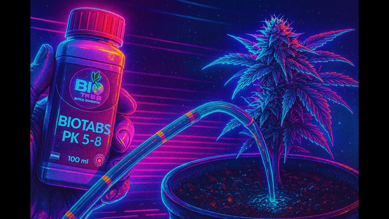 Вот как я удобряю. BioTabs PK 5-8 – отличные результаты #био #cannafox #indorgrow #plantslover#me...