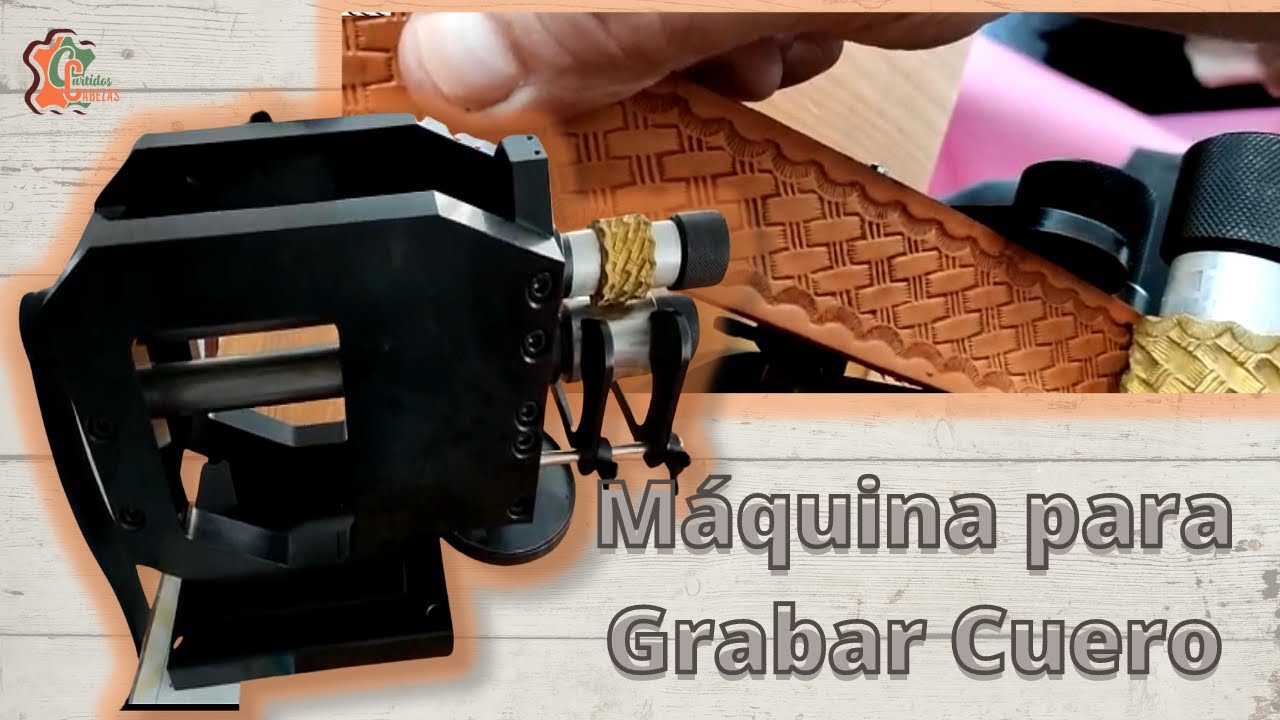 Máquina para Grabar cinturones, tiras de cuero