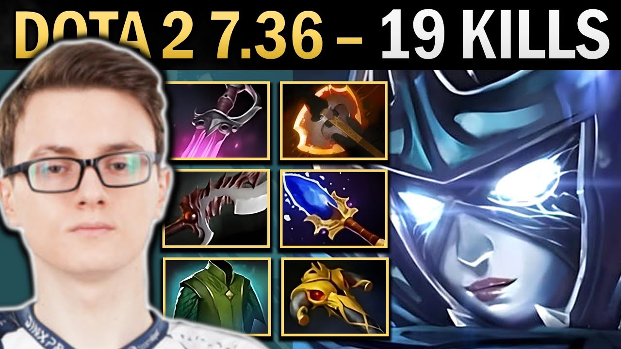 Phantom Assassin Gameplay Miracle with Abyssal and 19 Kills - Dota 2 7.36