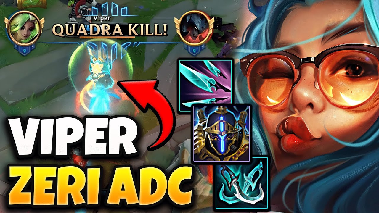 Zeri vs Twitch ADC [ HLE Viper ] Patch 14.1 Ranked Korea ✅