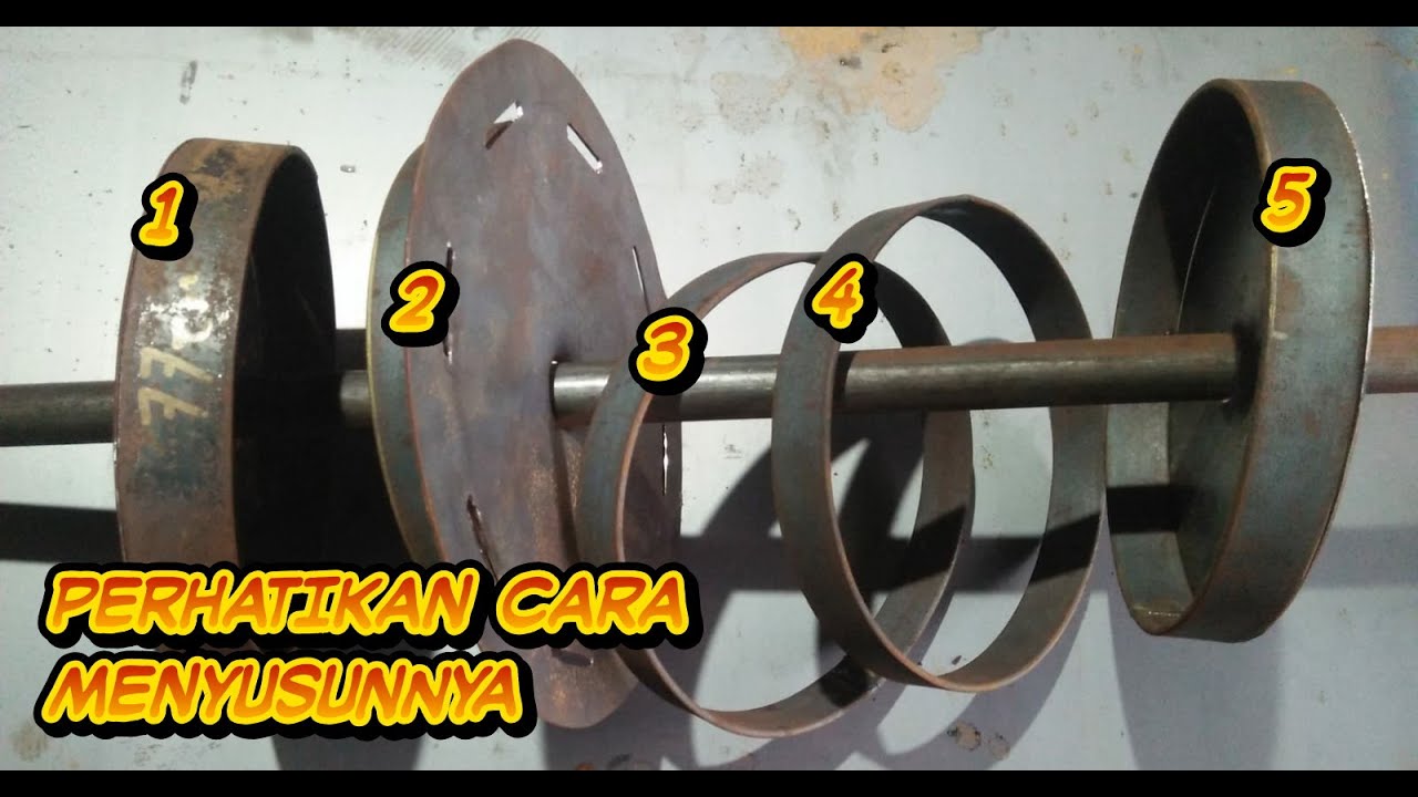 MEMBUAT RING PLAT MACHINE TRESHER | PERHATIKAN CARA MENYUSUNNYA