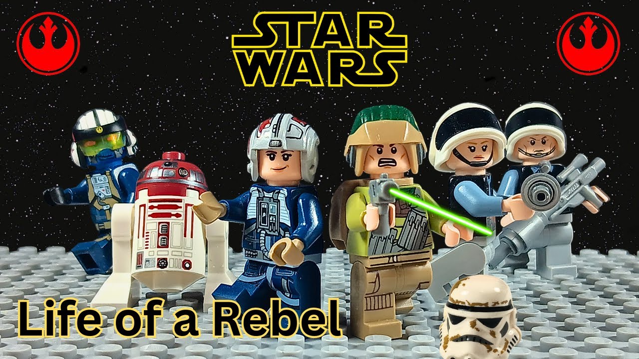 Lego The Life of a Rebel [Lego Star Wars Stop Motion Movie]