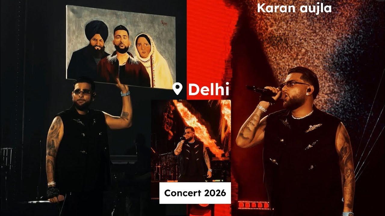 Karan aujla delhi live concert part-2 Show 2026 #karanaujla #delhi #concert2026 