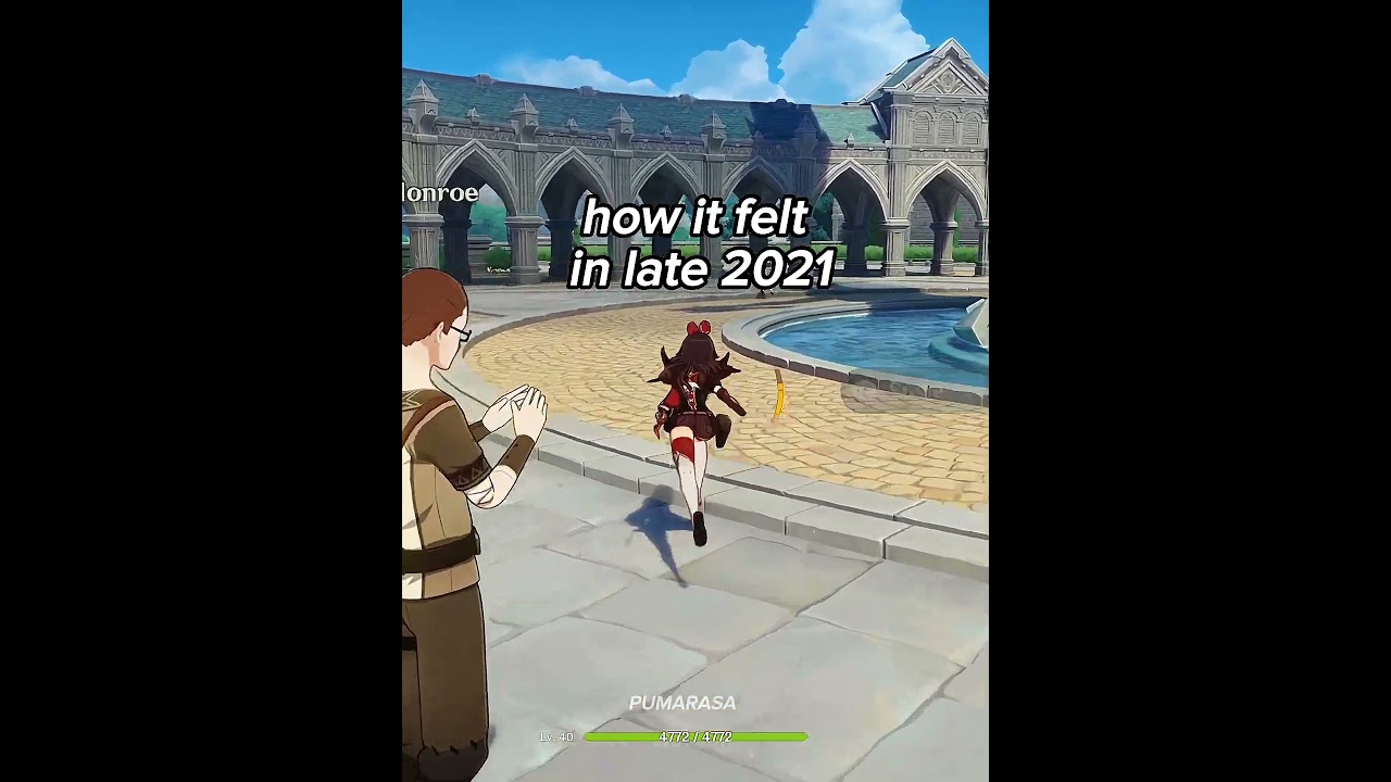 Genshin Now Vs 2021 🥲 #genshinimpact #shortsfeed #trending