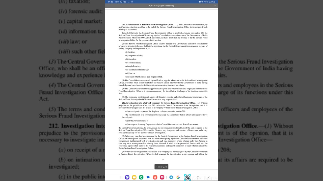 Companies act 2013 chapter 13- 14 important provisions