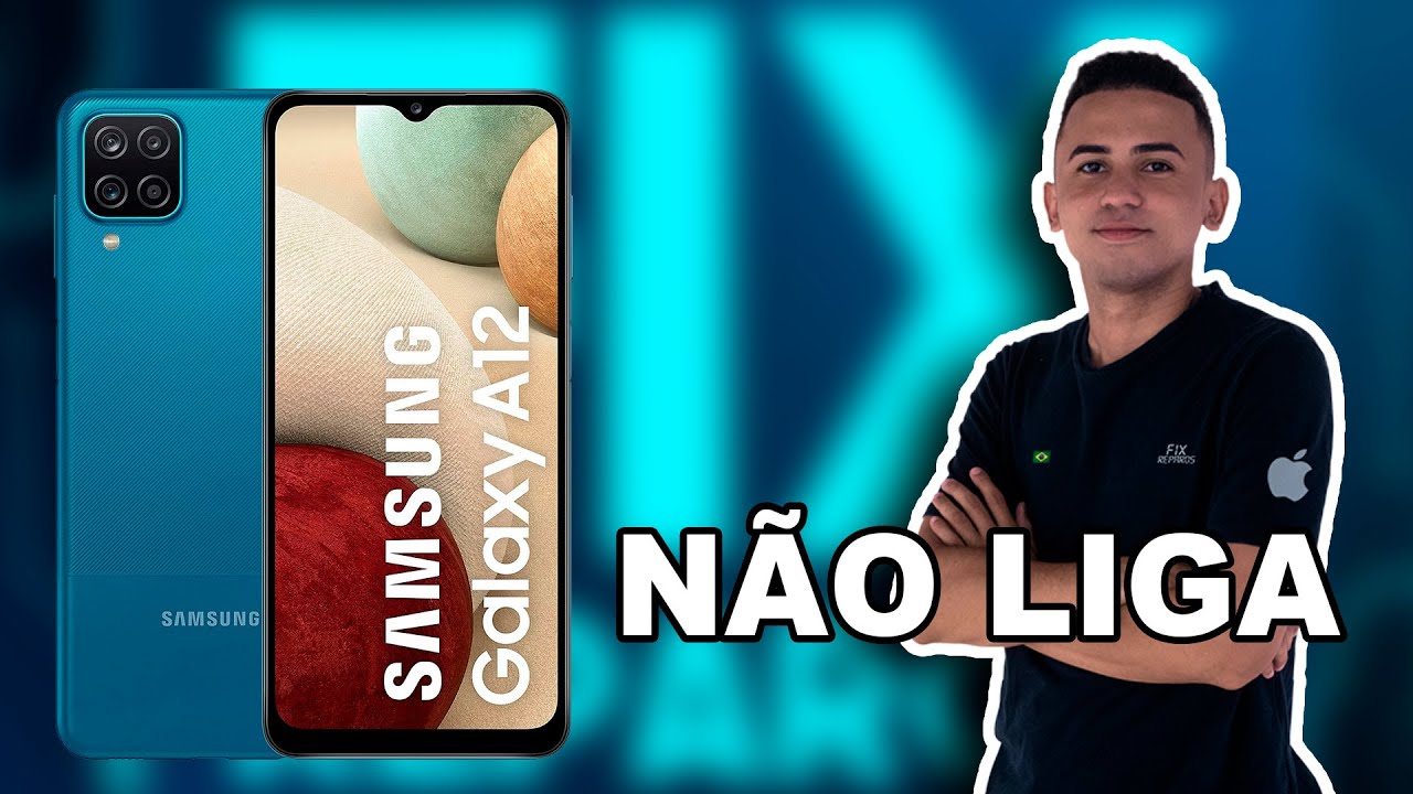 A12 NÃO LIGA / NÃO DA IMAGEM / TOTALMENTO APAGADO