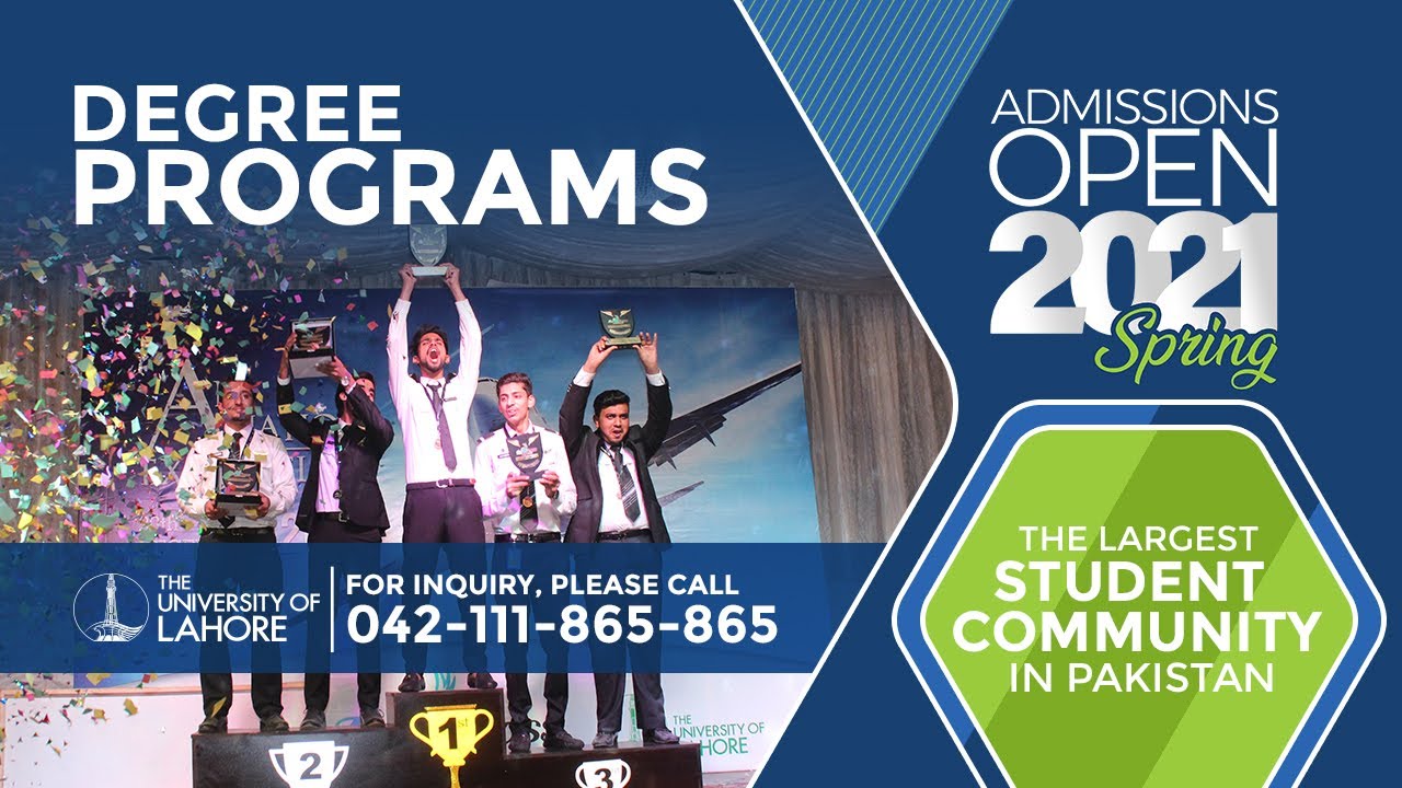 Admissions Open Spring 2021- PROGRAMS