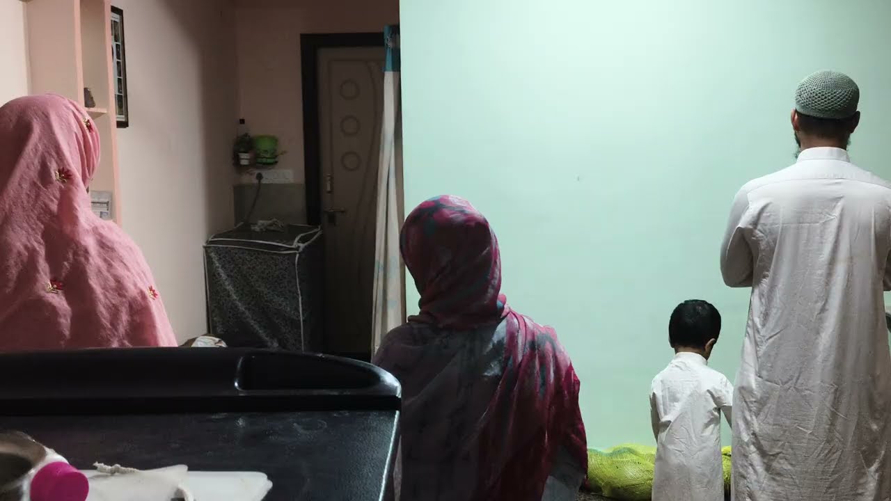 My husband praying Taraweh namaz at home🥰 #hyderabad #ramadanmubarak  