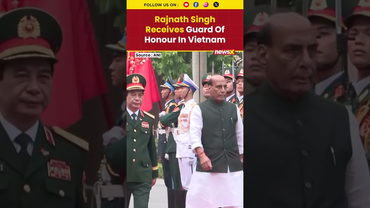 RM Rajnath Singh Receives Guard Of Honour At Vietnam Defence Ministry | NewsX