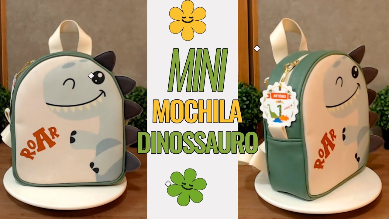 Como fazer uma Mini Mochila infantil  - molde grátis