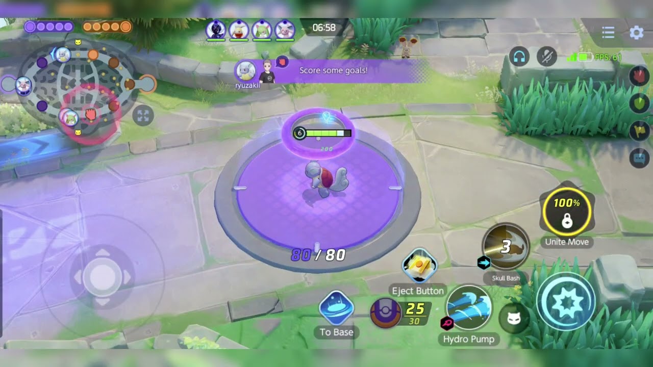 BLASTOISE RAPID SPIN - POKEMON UNITE
