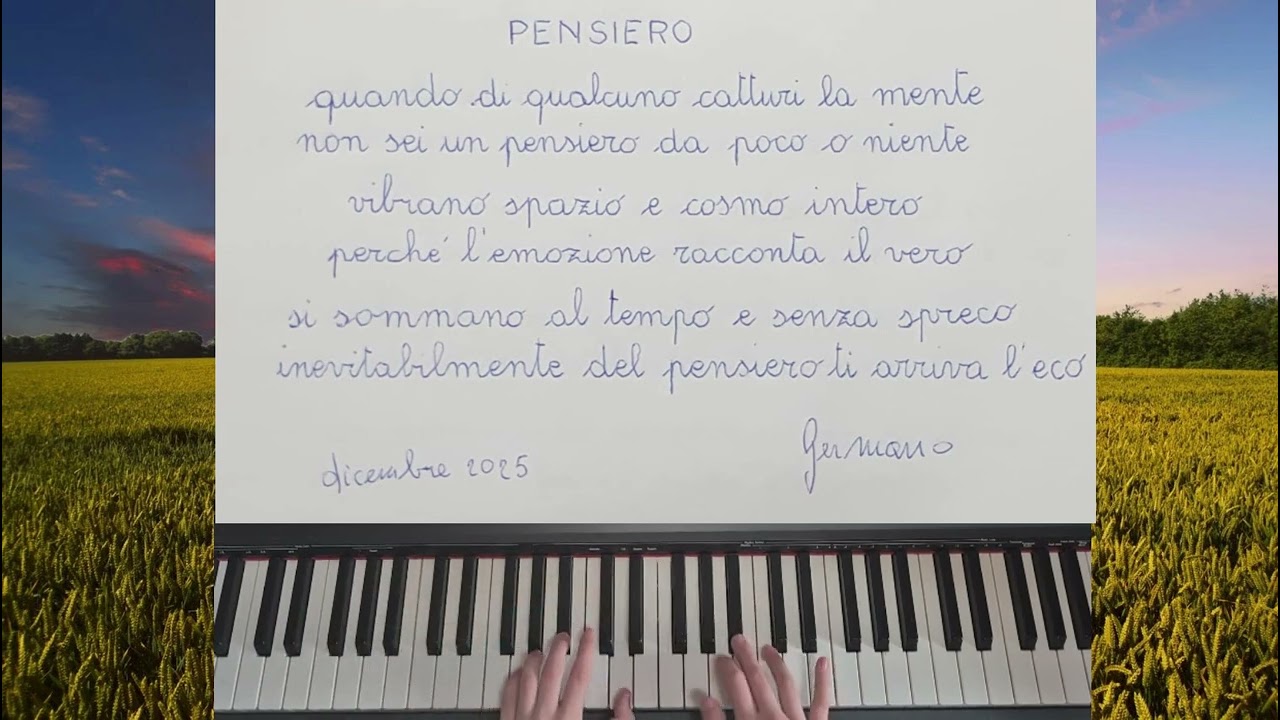 Poesie del nonno: 'PENSIERO'