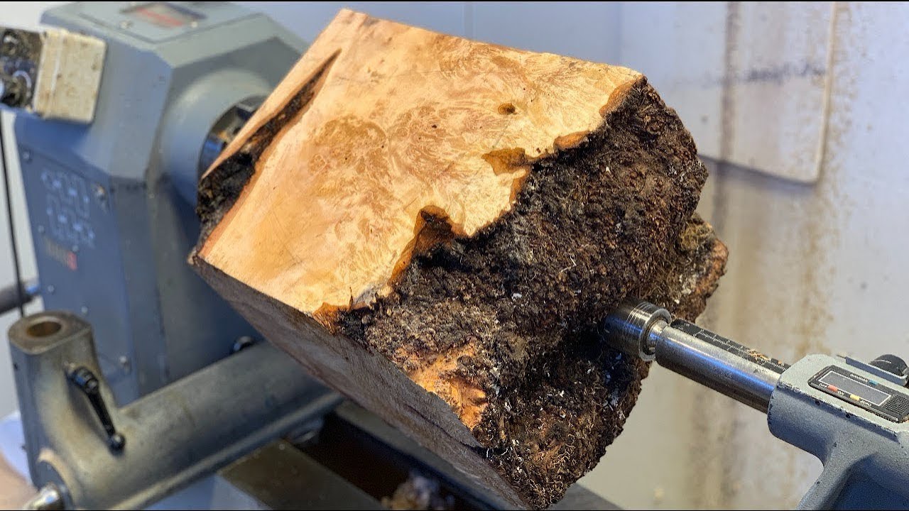 Woodturning  - A Birch Burl