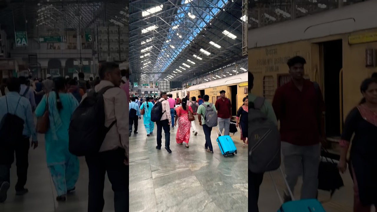 Chennai Central Railway Station #indianrailways #chennai #central #india #indian #train #platform