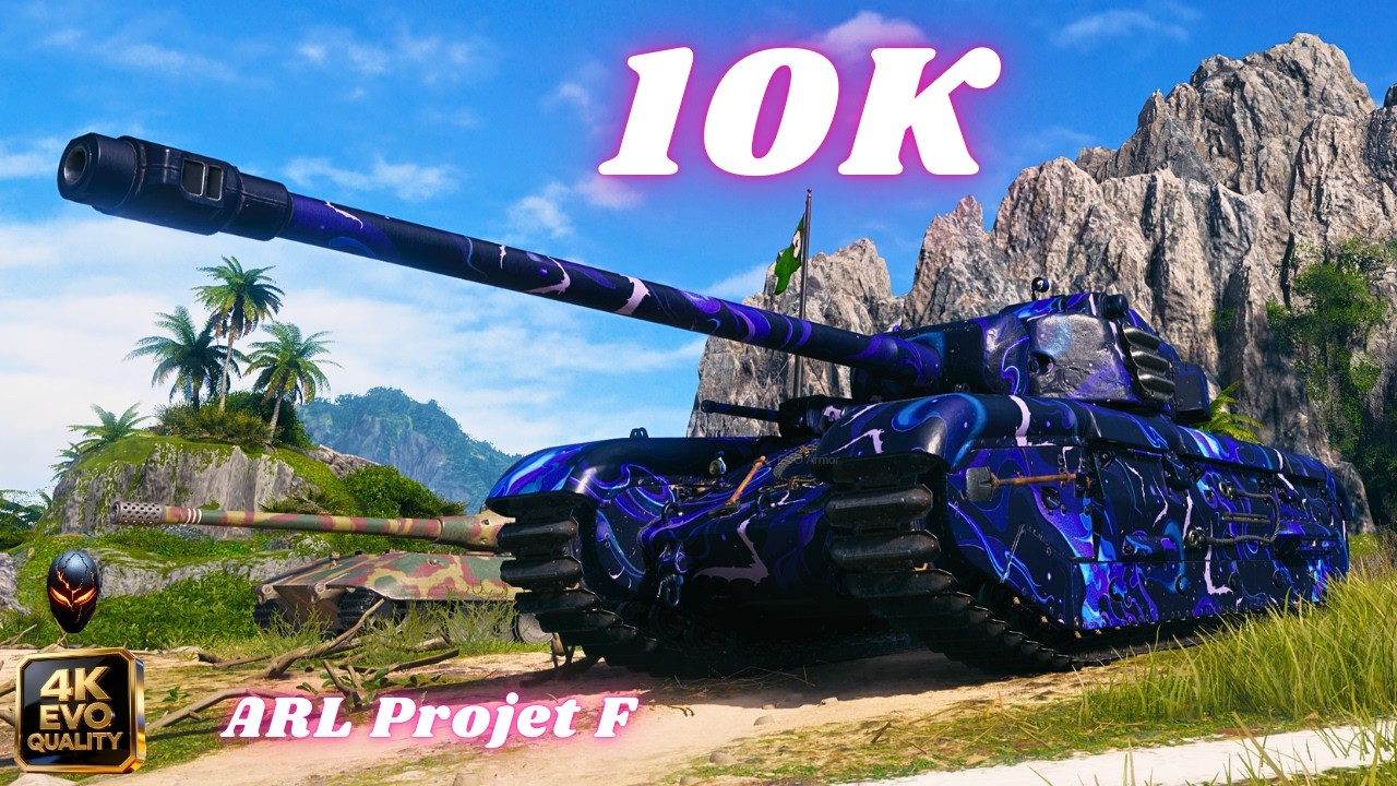 ARL Projet F 10K Damage World of Tanks #wot