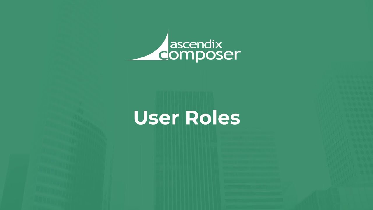 User Roles in Composer