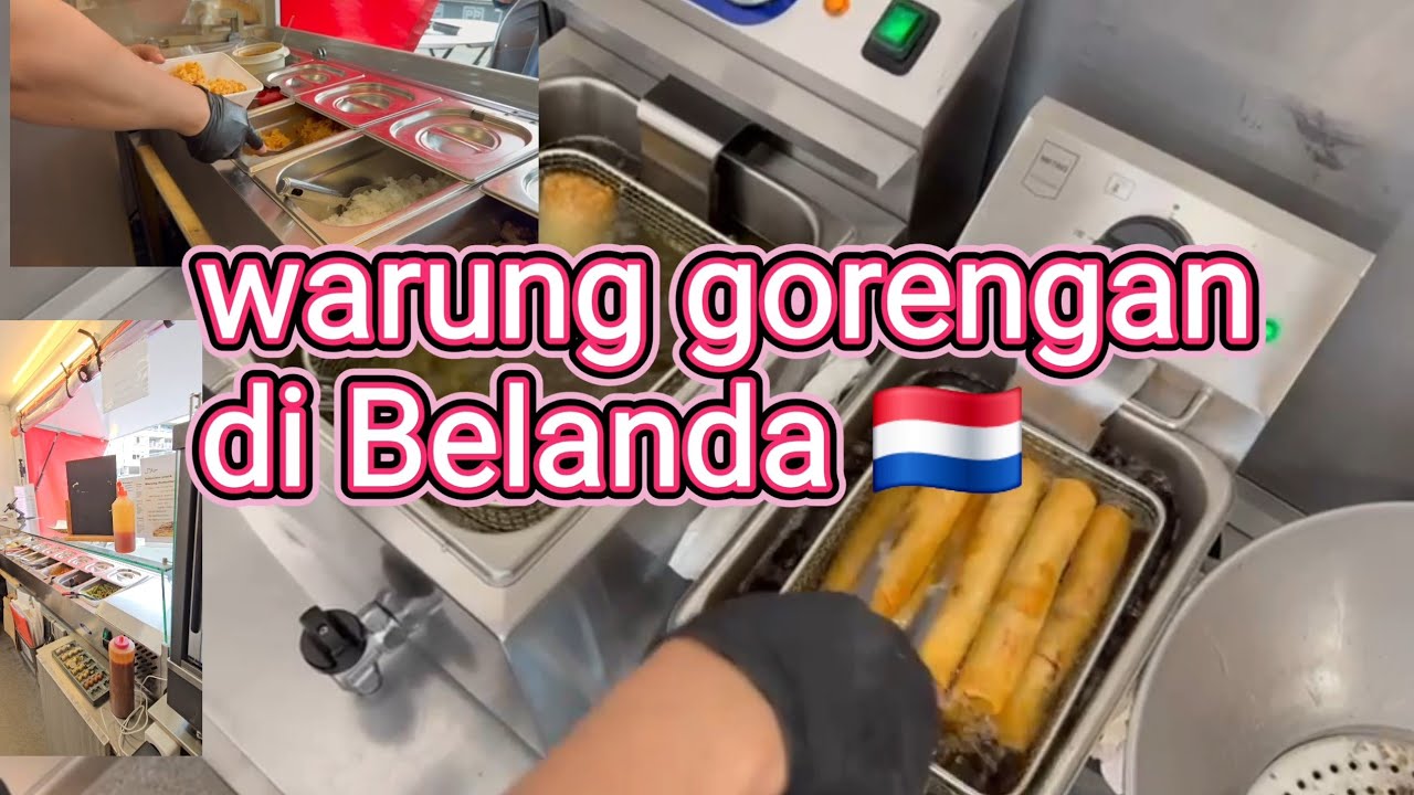Di Belanda 🇳🇱 gorengan Indonesia 🇮🇩 laris manis #penjualgorengan #gerobakgorengan #foodtruck