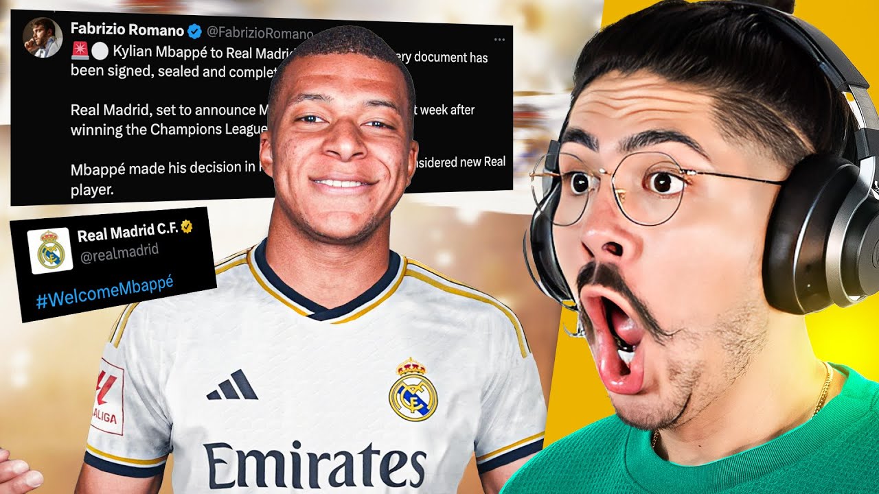 KYLIAN MBAPPÉ HAS JOINED REAL MADRID!